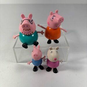 Peppa Pig Family Toy Set - Pink, Orange,‎ Blu
